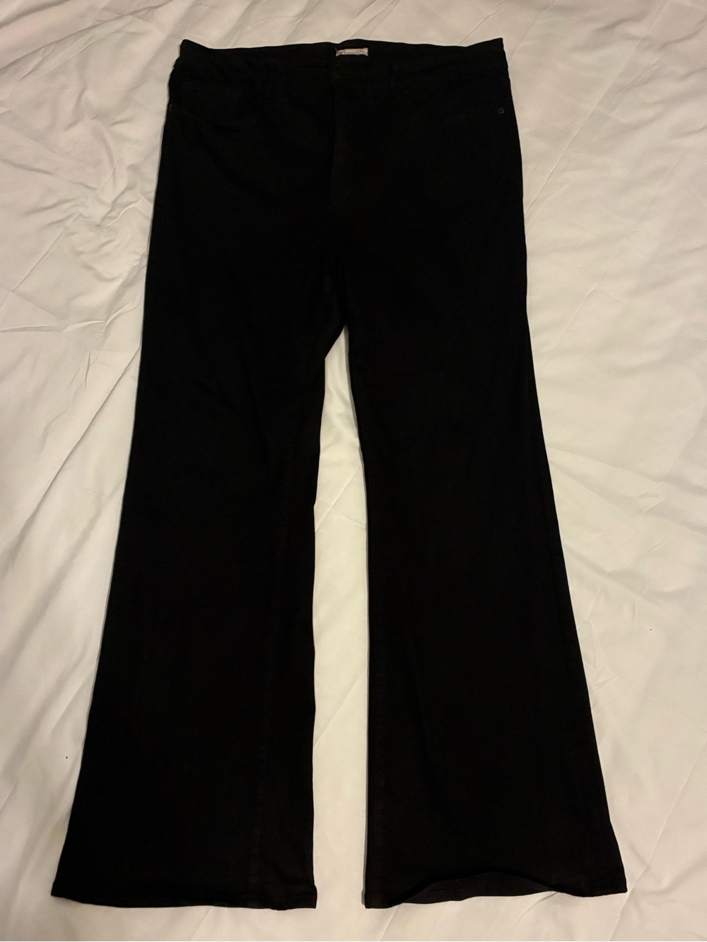 Good American Black Flare Jeans